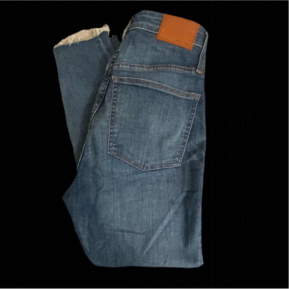 J Crew Pants Womens Size 30 Blue Toothpick Buttonfly Denim - Picture 5 of 6